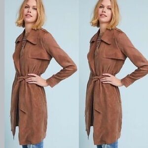 Anthropology light trenchcoat